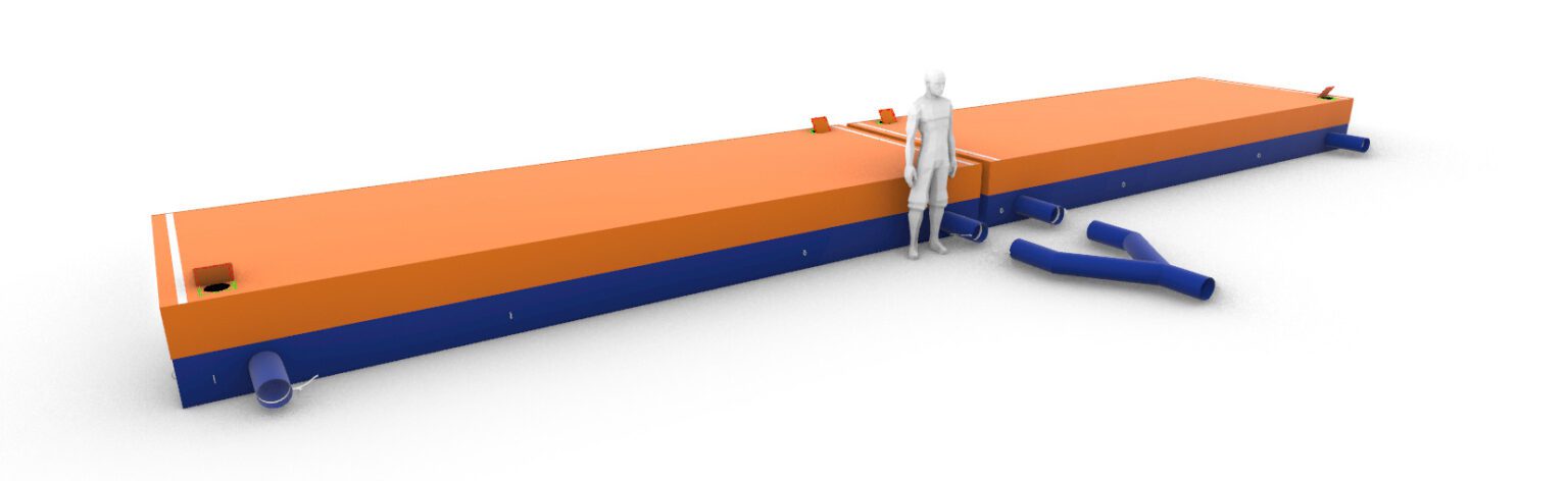 Fall arrest soft landing deck creates an efficient safe working ...