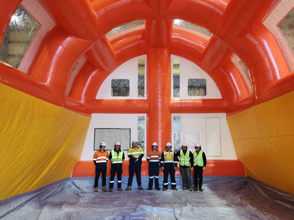 Inflatable Workshop for Power Generation Hero 2