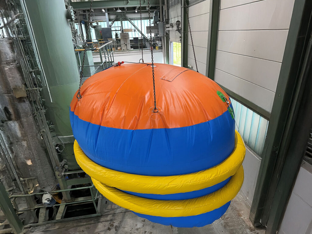 Inflatable Debris Fall Protection System for the Wolfram Mine