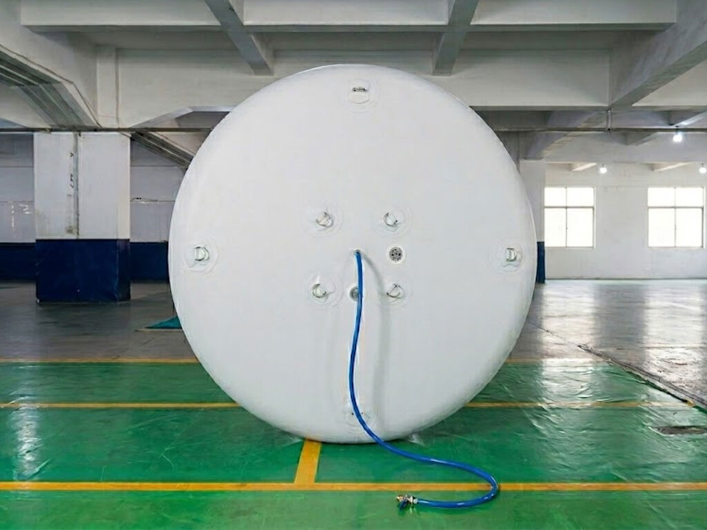 Inflatable Debris Fall Protection Cushions