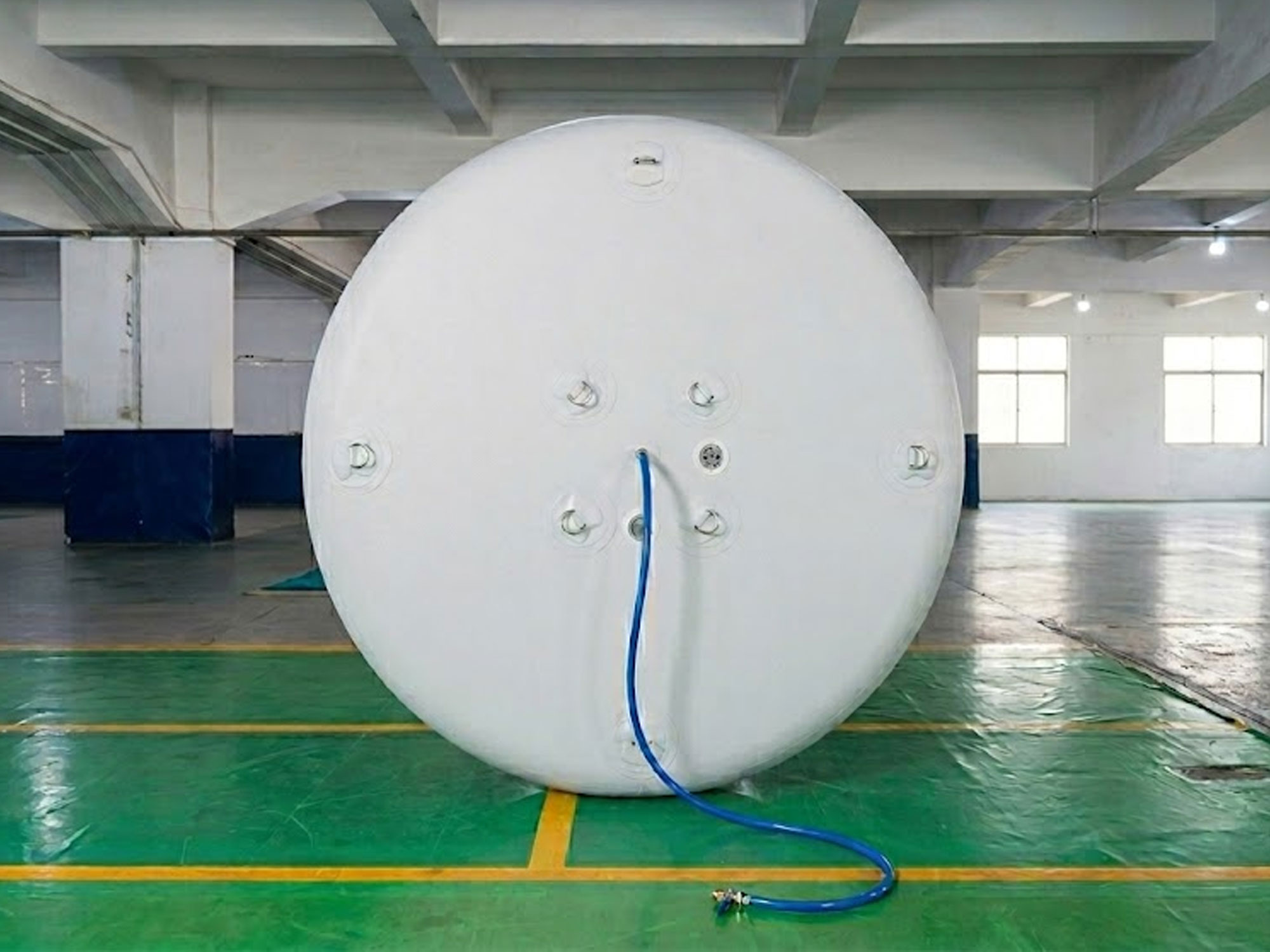 Inflatable Debris Fall Protection Cushions