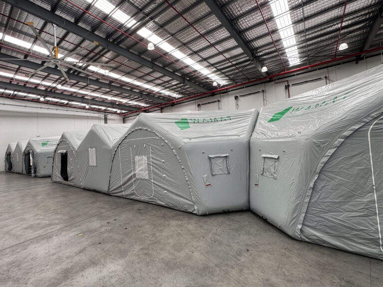 Rapid-Deployment Inflatable Medical Shelters for WA Health’s Emergency Response Fleet