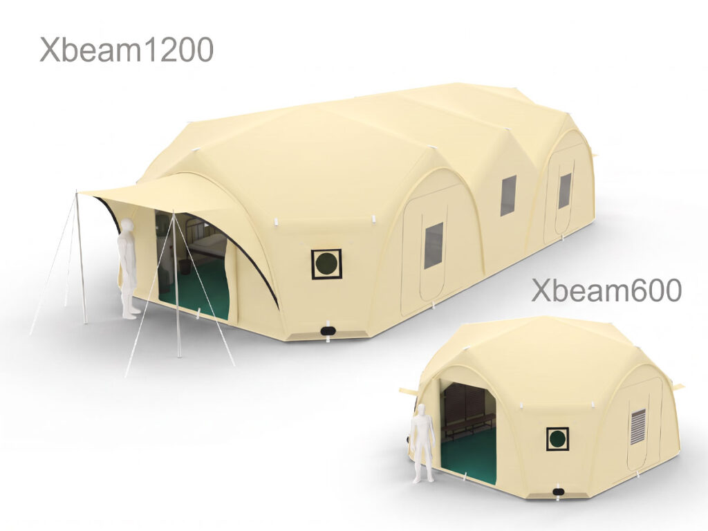 Inflatable Medical Shelter Rendering