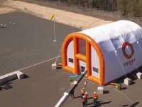 Temporary Industrial Shelter by Giant Inflatables